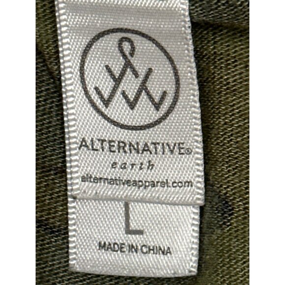 Alternative Earth Racer Tank Speed Lab Camouflage Scooped Neck Tank Top Size LG - Picture 6 of 10